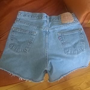 Levi's vintage cutoff jean shorts